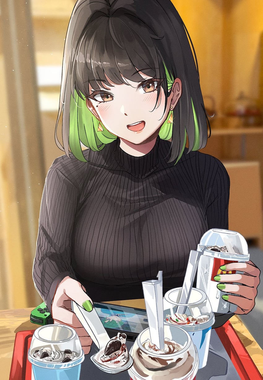 lyn and miru (original and 4 more) drawn by ormille