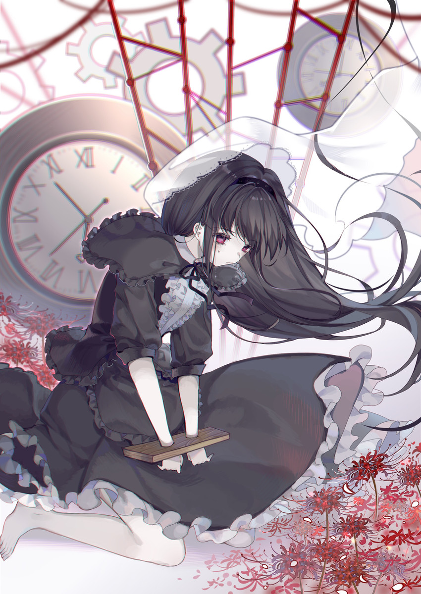 akemi homura and homulilly (mahou shoujo madoka magica and 1 more) drawn by moseley