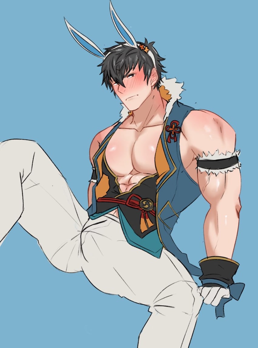 lon'qu (fire emblem and 2 more) drawn by lalalart