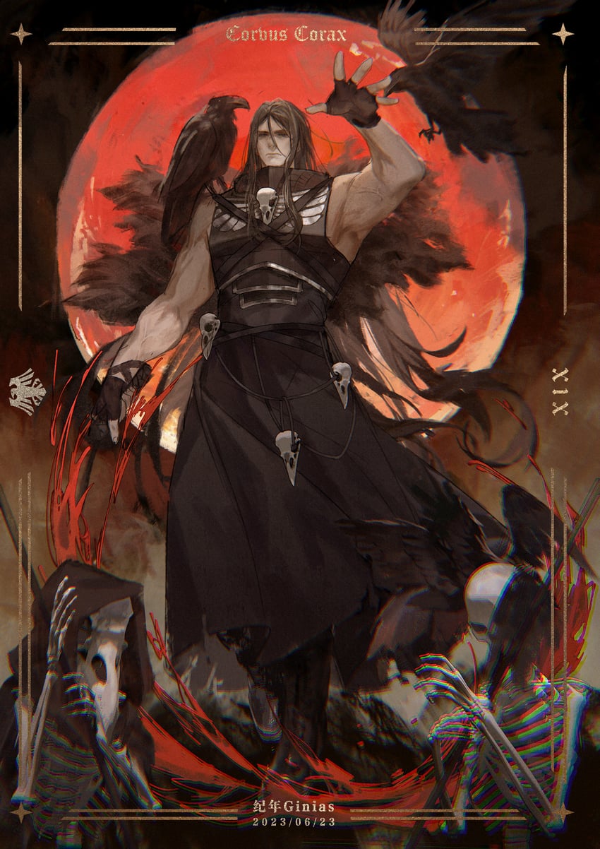 corvus corax (warhammer 40k) drawn by ginias