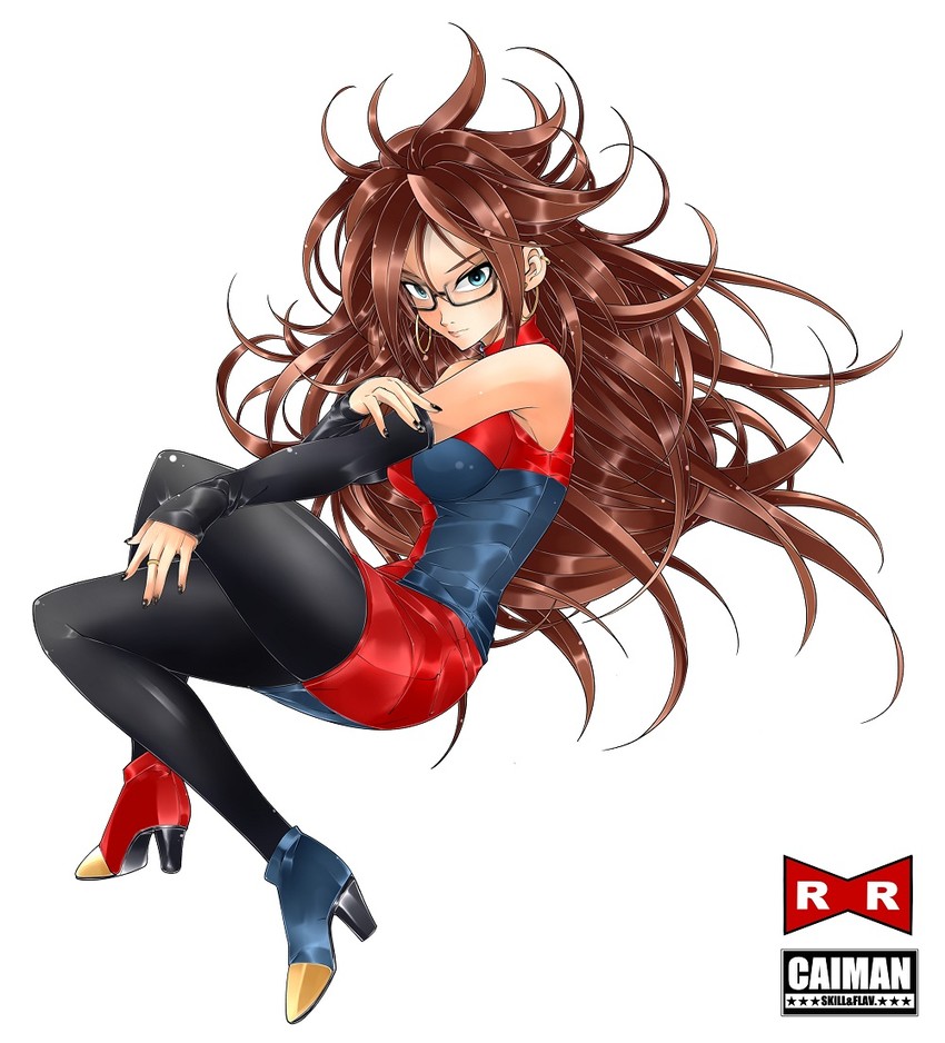 android 21 (dragon ball and 1 more) drawn by cai-man