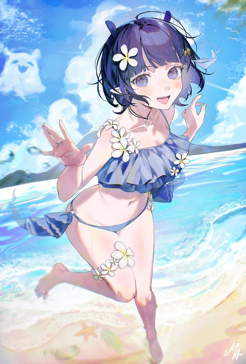 ninomae ina'nis and takodachi (hololive and 1 more) drawn by ani_019