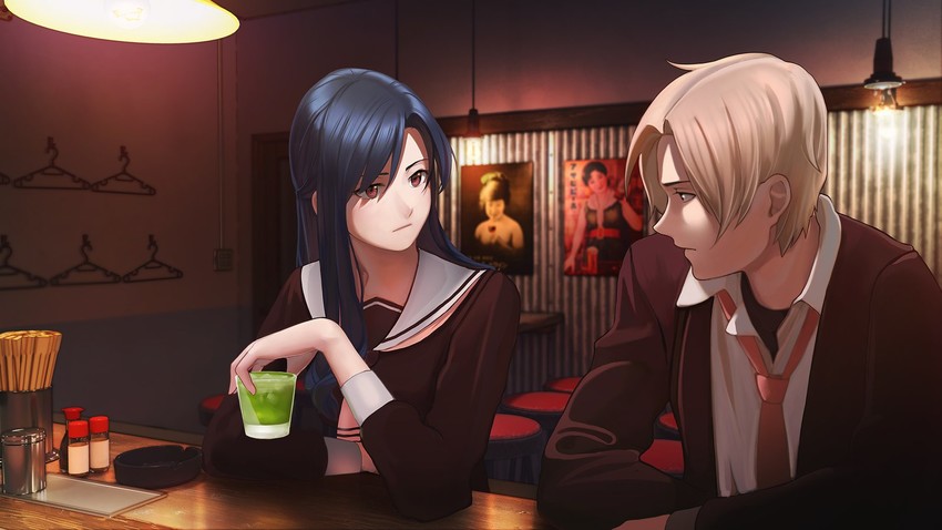catherine and nikolai (love money rock'n'roll) drawn by abbystea
