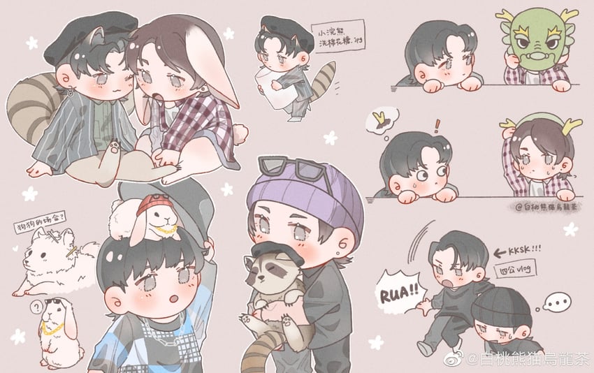 jc-t and jason (real life and 1 more) drawn by taketorikyouko