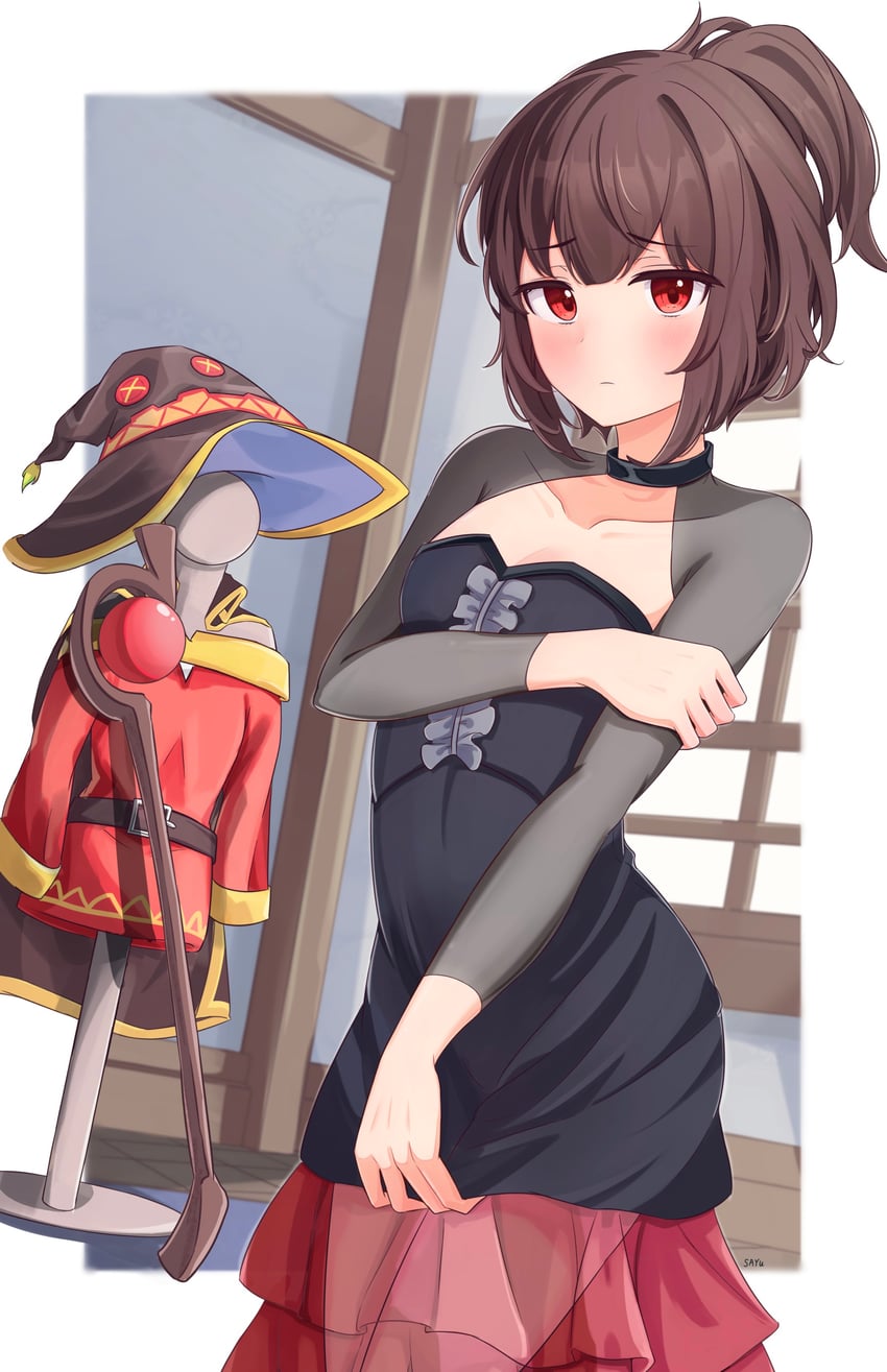 megumin (kono subarashii sekai ni shukufuku wo!) drawn by sayu_(user_yjsz2885)