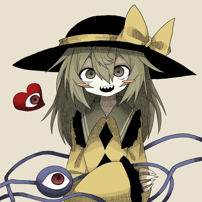 komeiji koishi (touhou and 1 more) drawn by zunusama