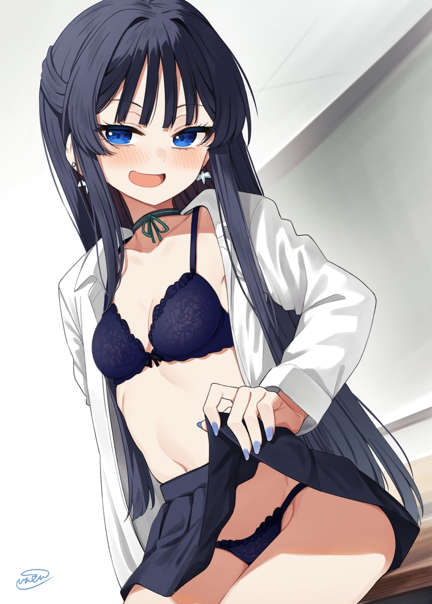 mogami shizuka (idolmaster and 2 more) drawn by binsen