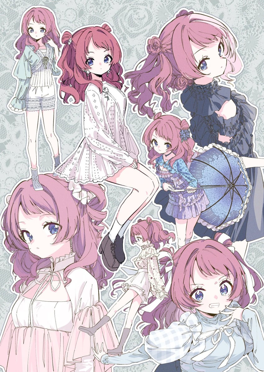 hanami saki (idolmaster and 1 more) drawn by nogiwa_kaede