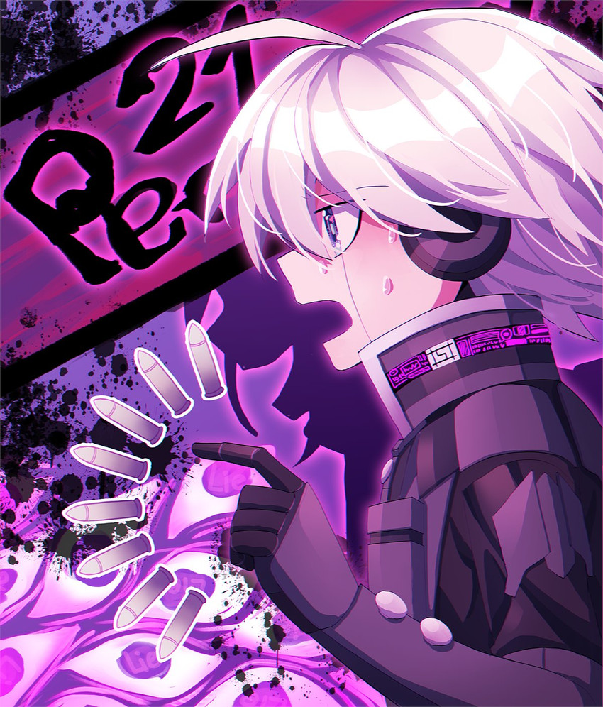 oma kokichi and k1-b0 (danganronpa and 1 more) drawn by cheer_(cheerpuppy14)