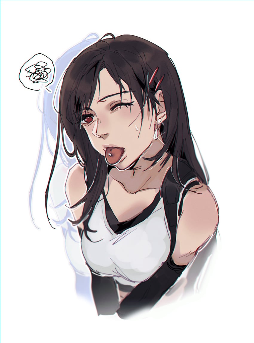 tifa lockhart (final fantasy and 2 more) drawn by pudelmudel