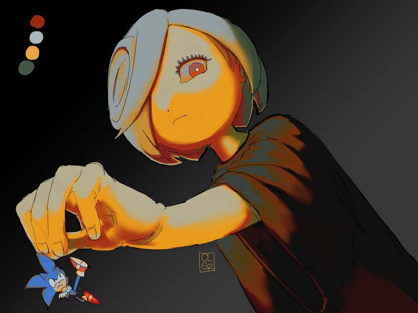 sonic the hedgehog and sage (sonic and 1 more) drawn by clgz_sonic
