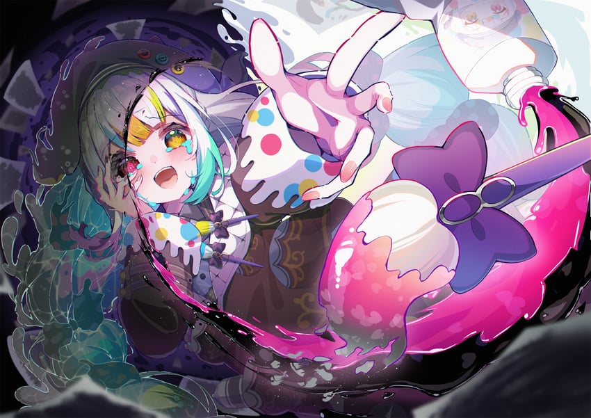 jougasaki noa (mahou shoujo no majo saiban) drawn by rappi