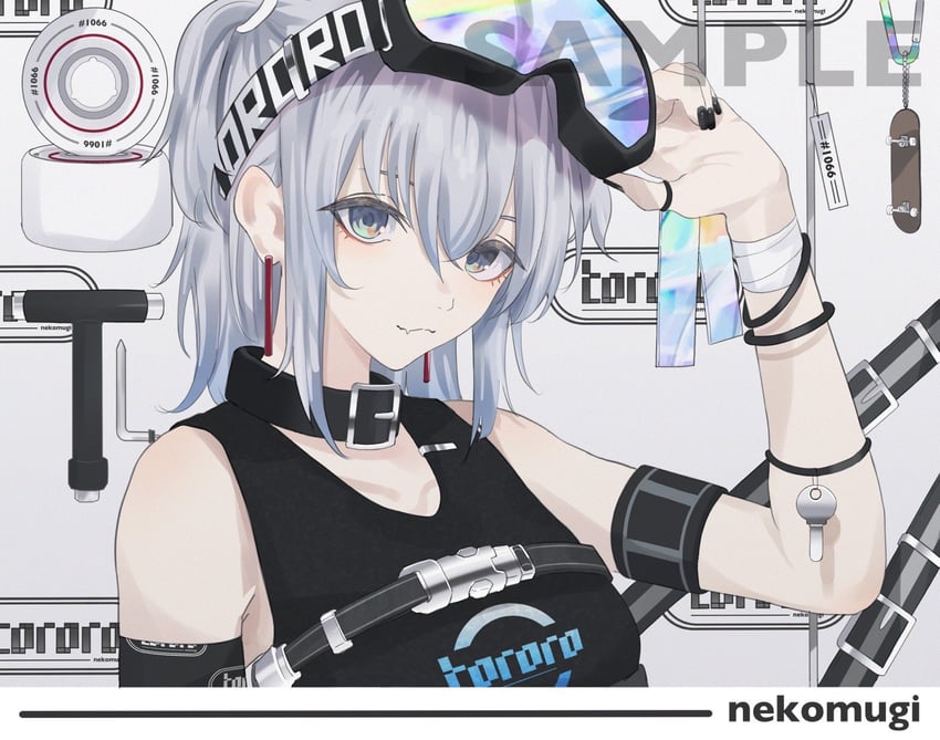 nekomugi tororo (indie virtual youtuber) drawn by .akuma