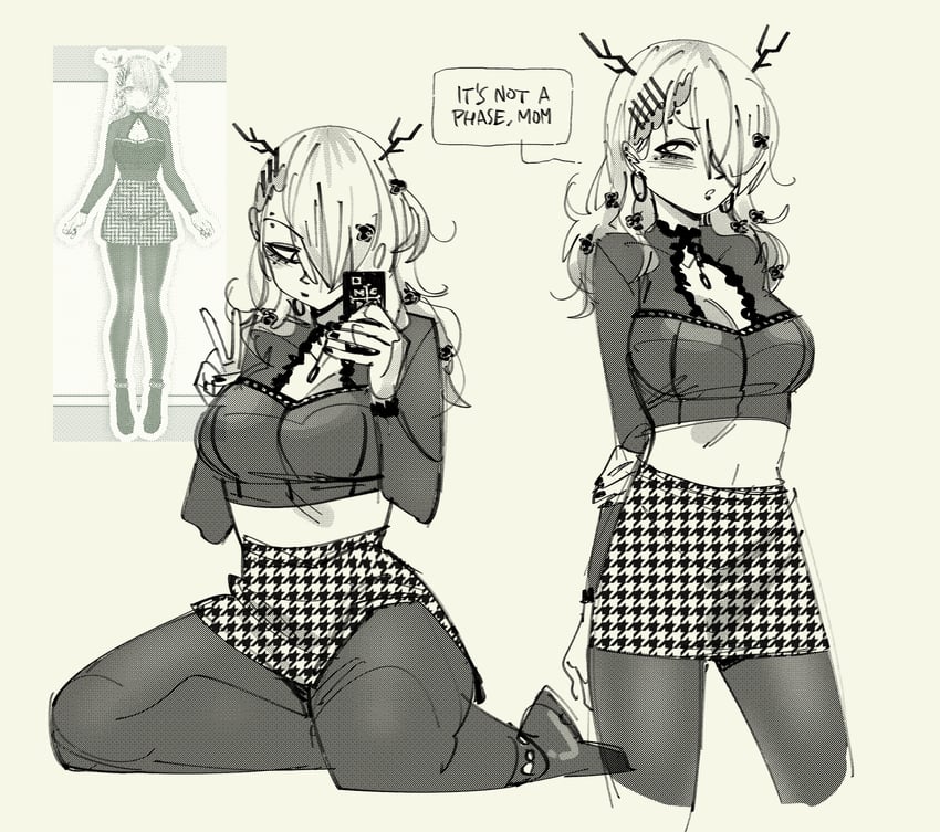 ceres fauna (hololive and 1 more) drawn by gutalalaman