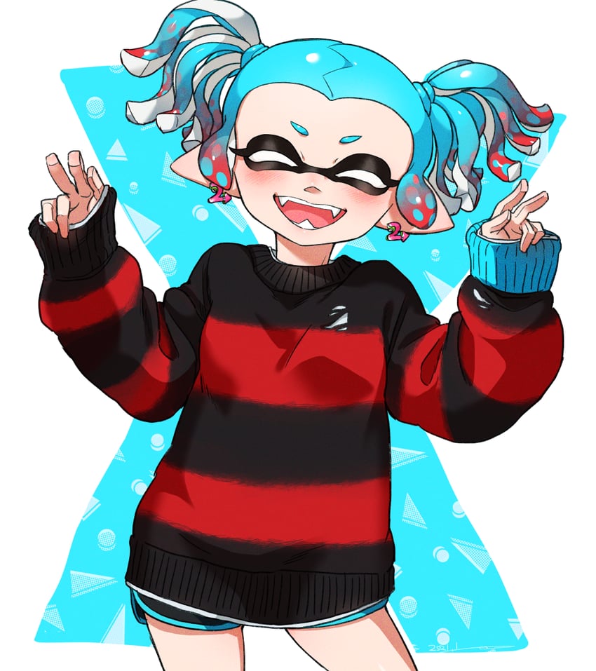 red sole-chan (splatoon) drawn by yeneny