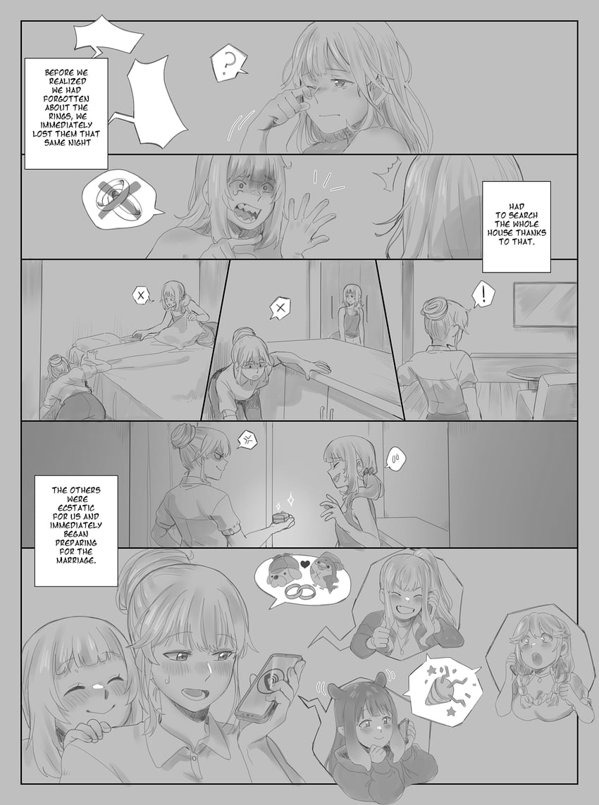 gawr gura, mori calliope, ninomae ina'nis, takanashi kiara, and watson amelia (hololive and 1 more) drawn by gygerbeen_rtl06