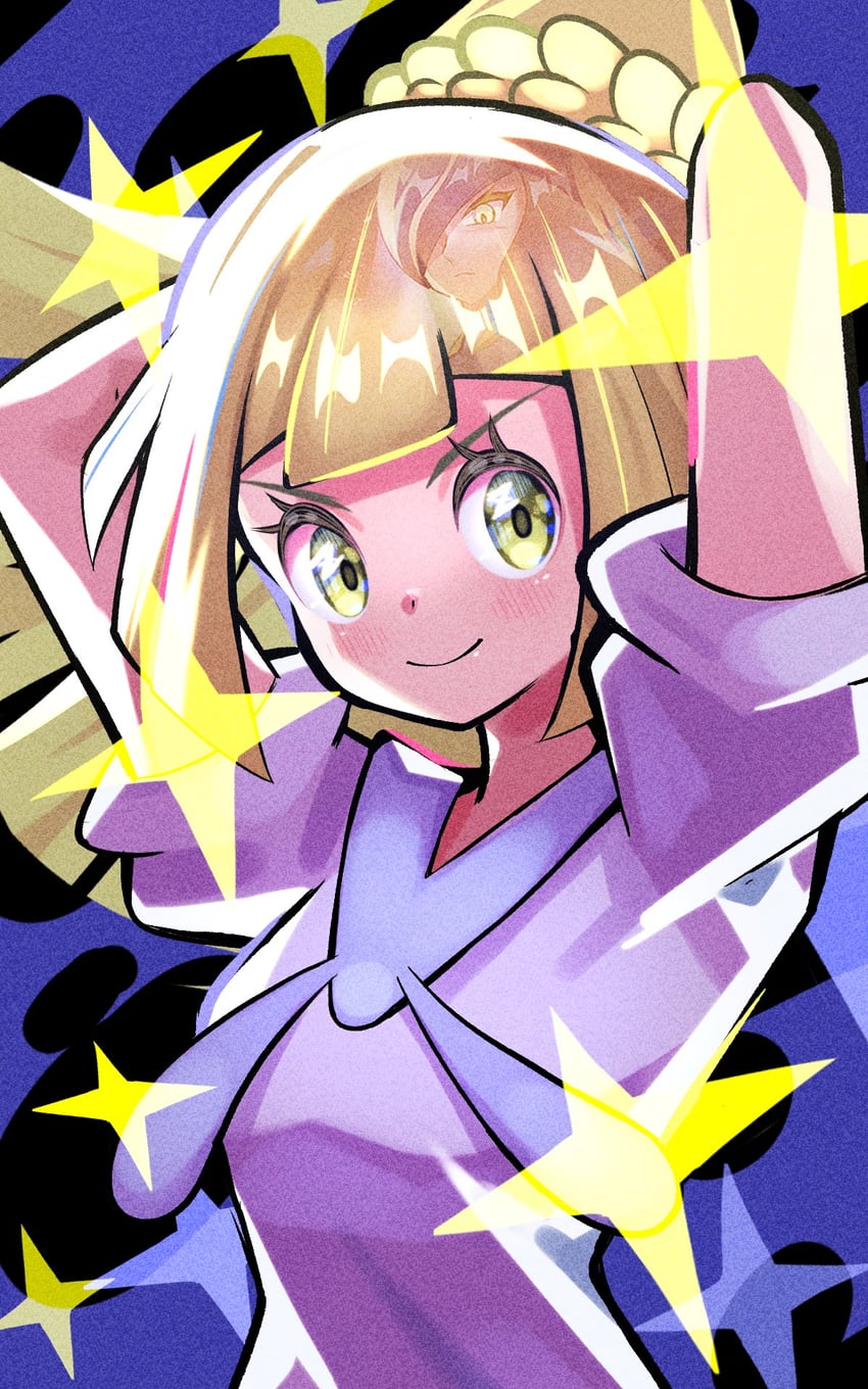 lillie, lusamine, and lusamine fused (pokemon and 1 more) drawn by inana_umi