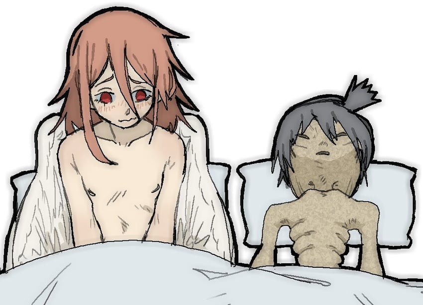 hayakawa aki and angel devil (chainsaw man) drawn by pantsu-ripper