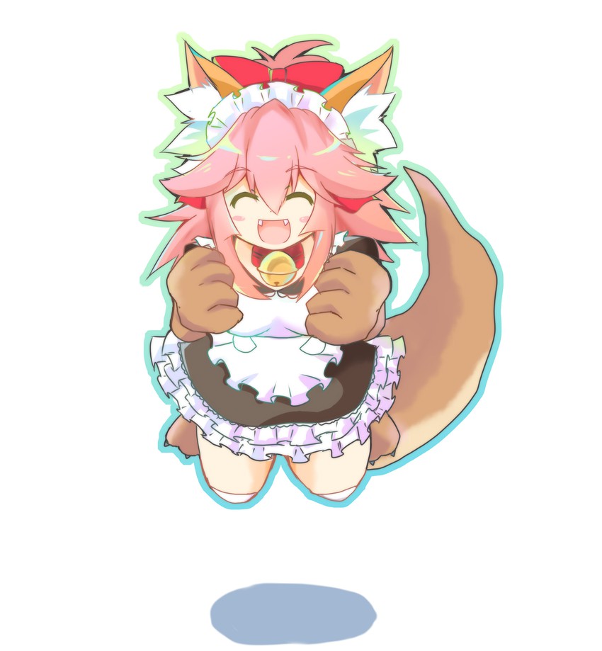 tamamo and tamamo cat (fate and 1 more) drawn by souno_ruuta