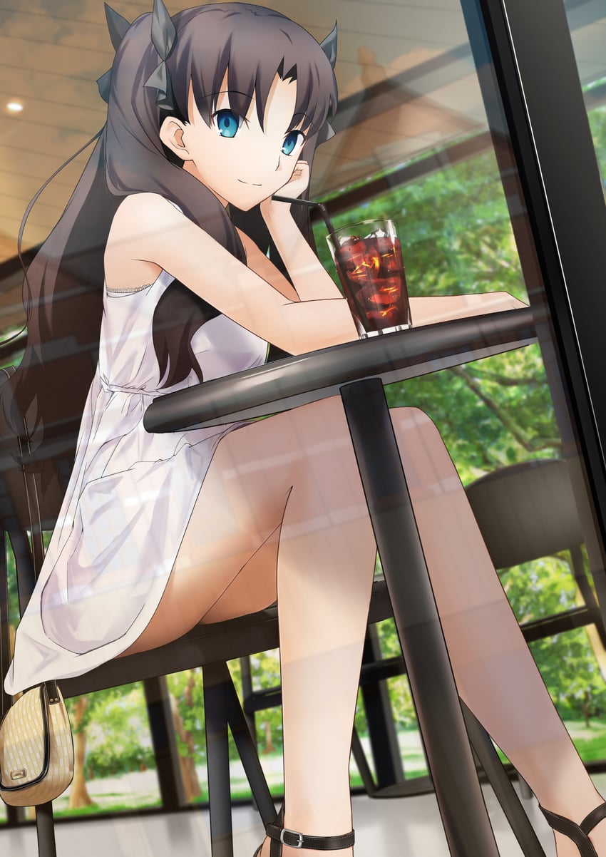 tohsaka rin (fate and 1 more) drawn by a-senmei