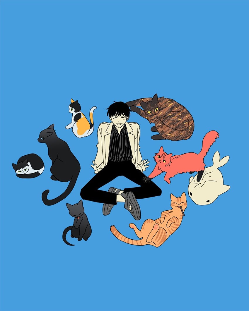 park moo-hyun (eoduun badaui deungbul-i doeeo) drawn by moonmunsea