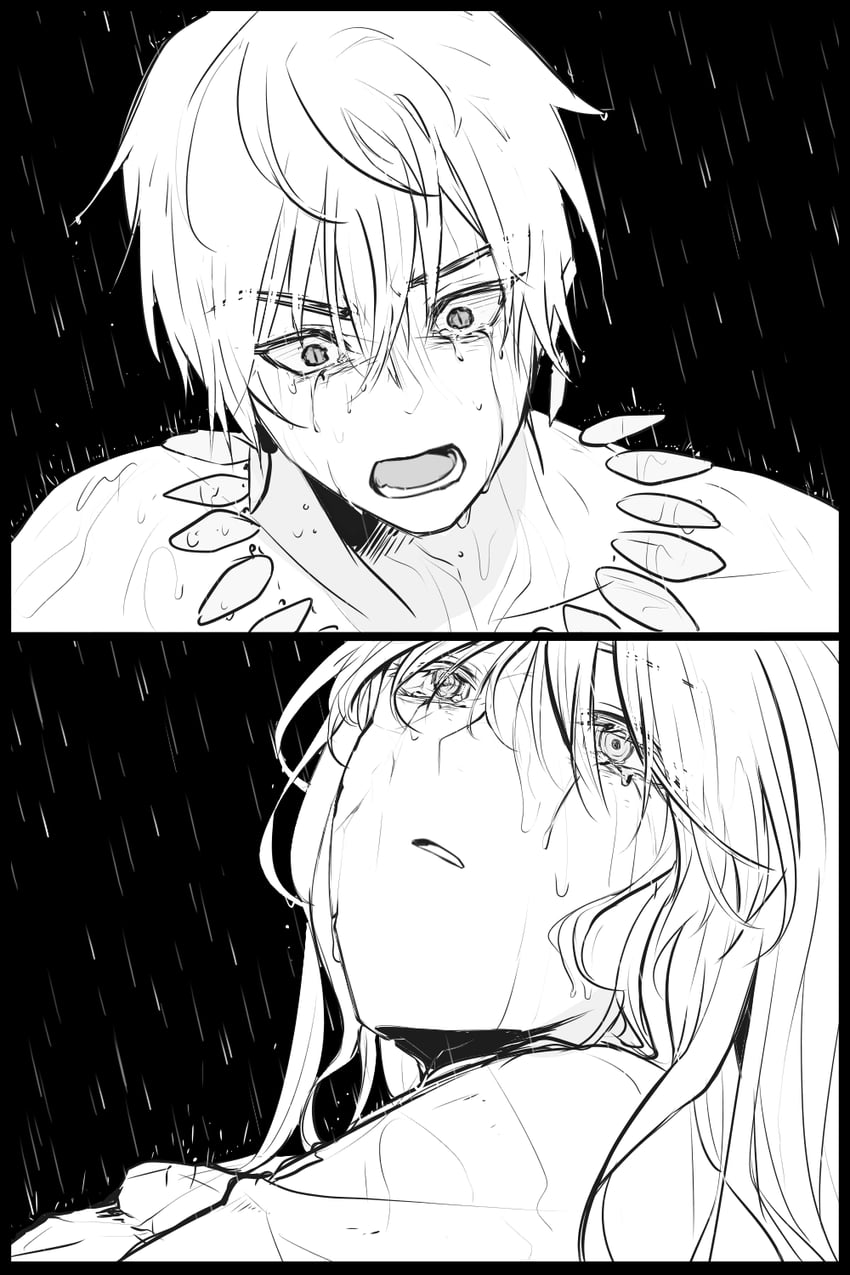 gilgamesh and enkidu (fate and 1 more) drawn by kassia