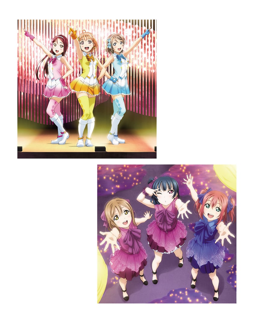 watanabe you, tsushima yoshiko, sakurauchi riko, takami chika, kunikida hanamaru, and 1 more (love live! and 1 more)