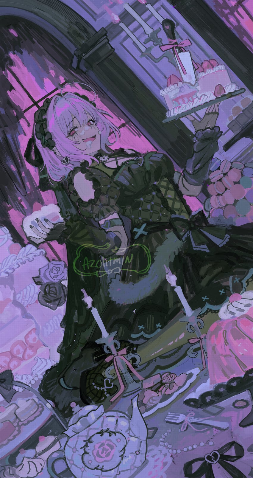 yumemi riamu (idolmaster and 2 more) drawn by azolitmin