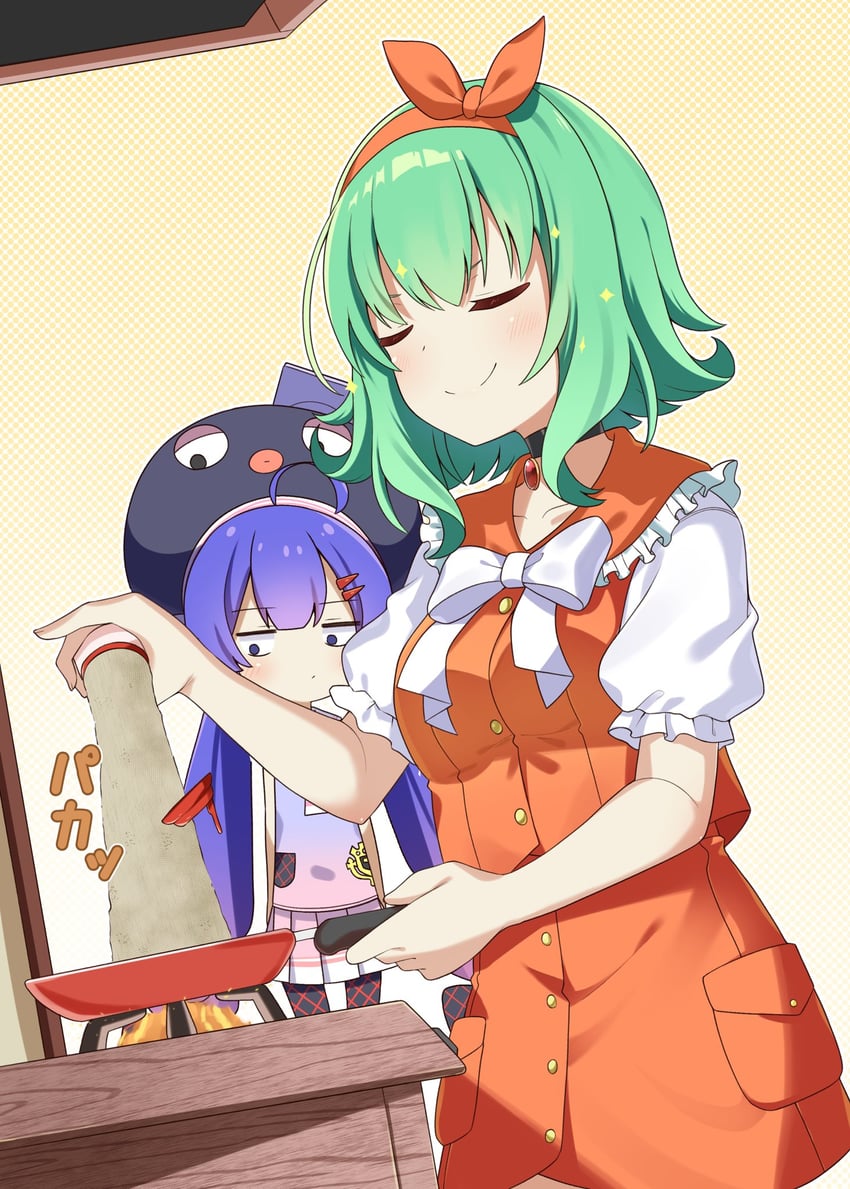 gumi and otomachi una (vocaloid and 3 more) drawn by chaakusu