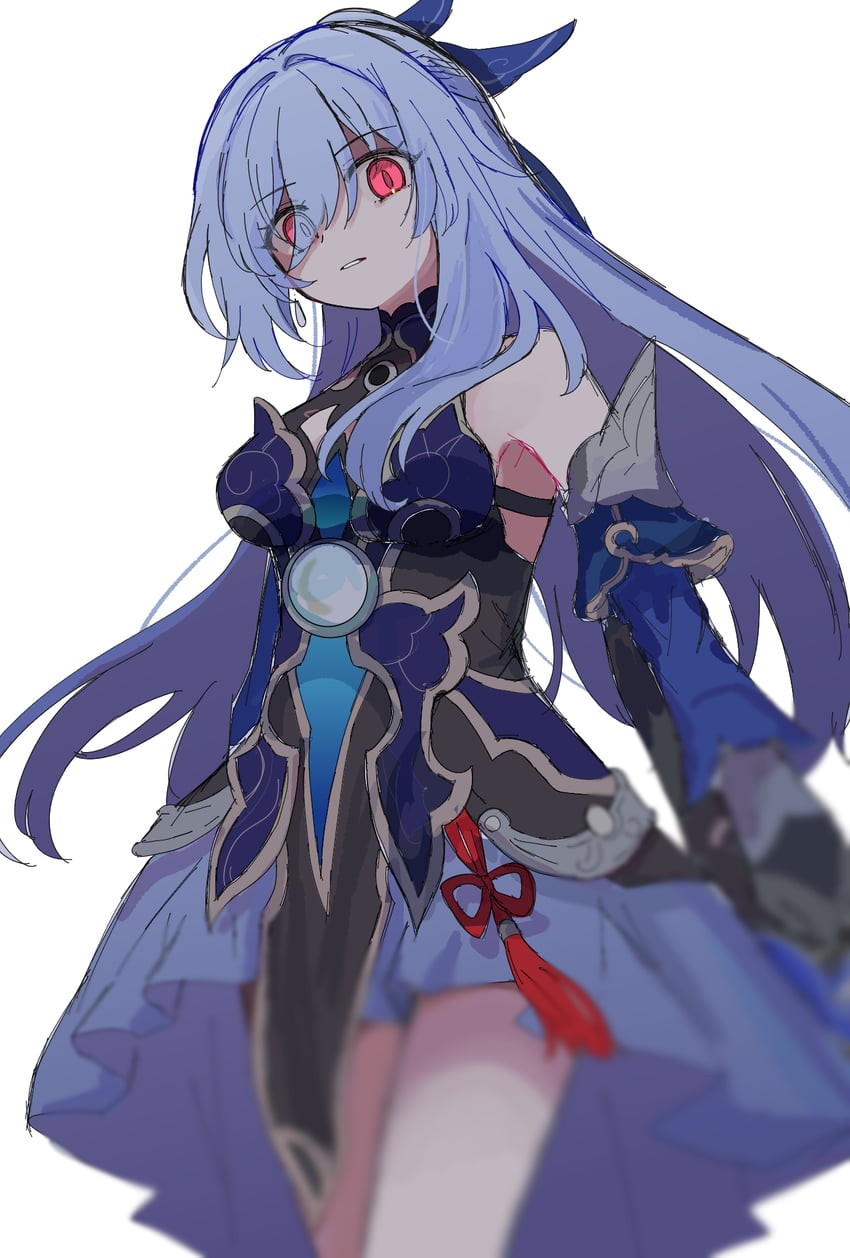 jingliu (honkai and 1 more) drawn by hara_(nanohara)