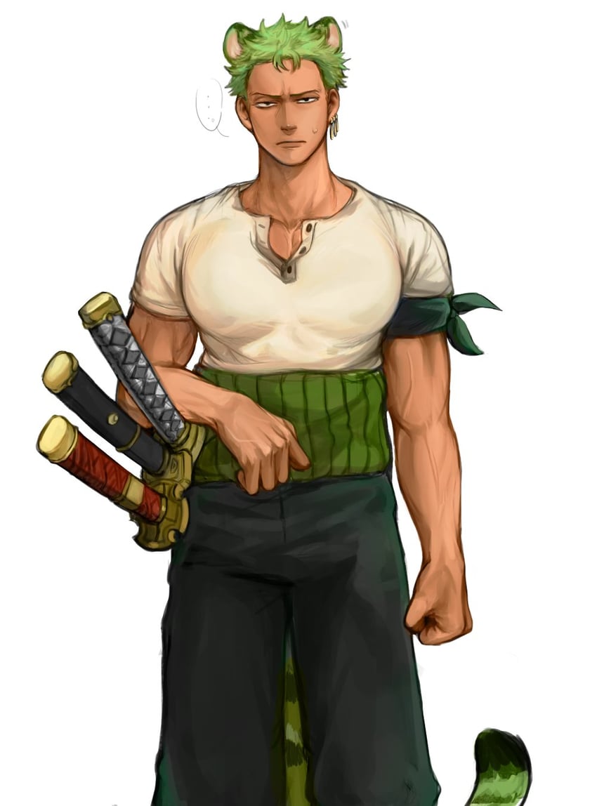 roronoa zoro (one piece) drawn by dongdy_tk