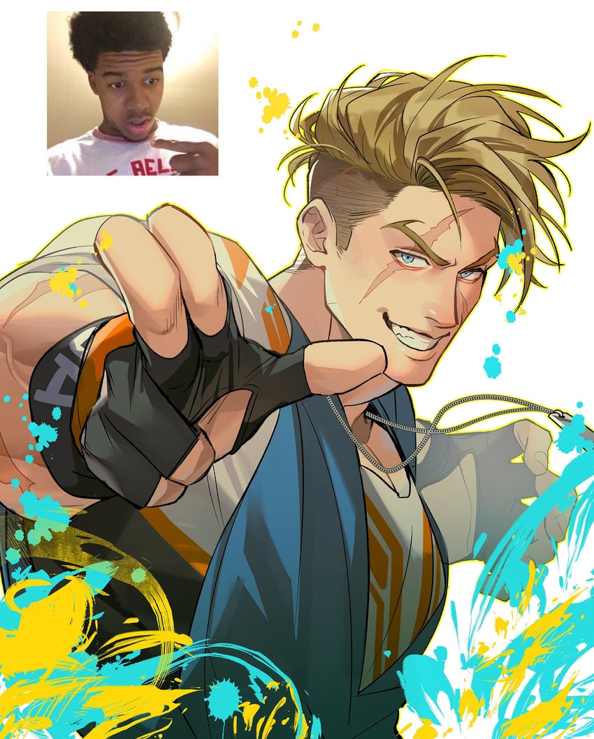 luke sullivan (street fighter and 1 more) drawn by chengzhineixihuanxiaogou