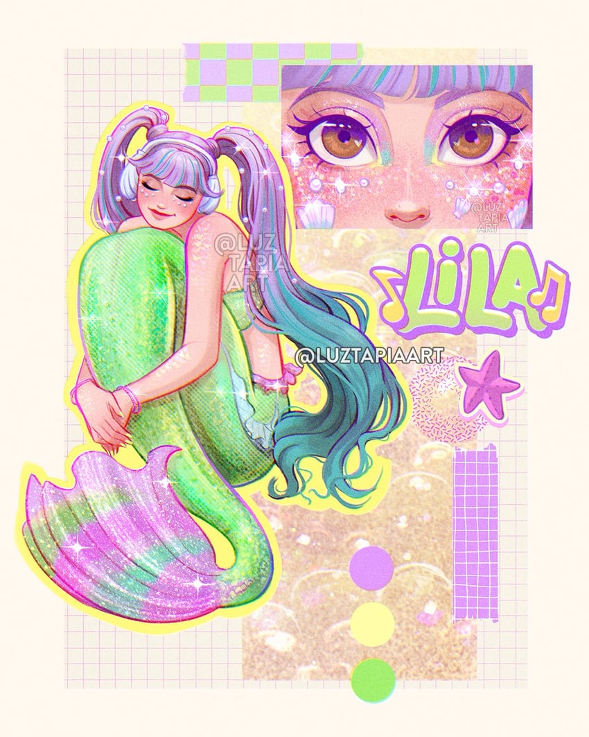 lila (original) drawn by luztapiaart