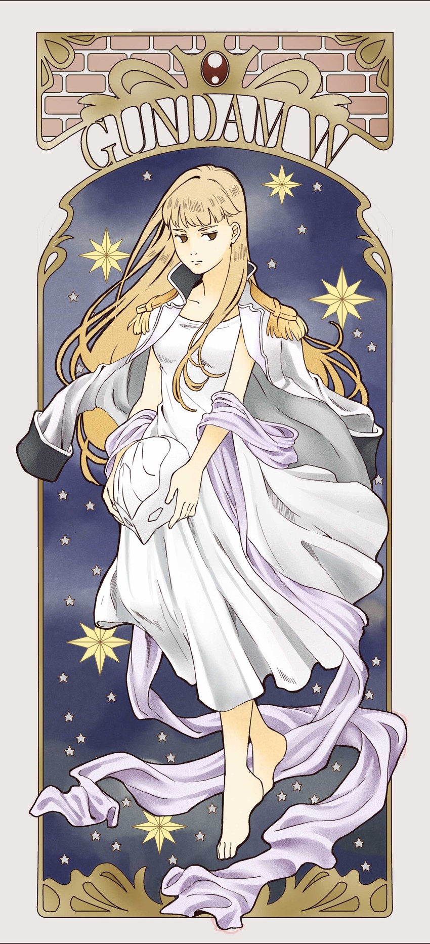 relena peacecraft (gundam and 1 more) drawn by rei_(usabiba)