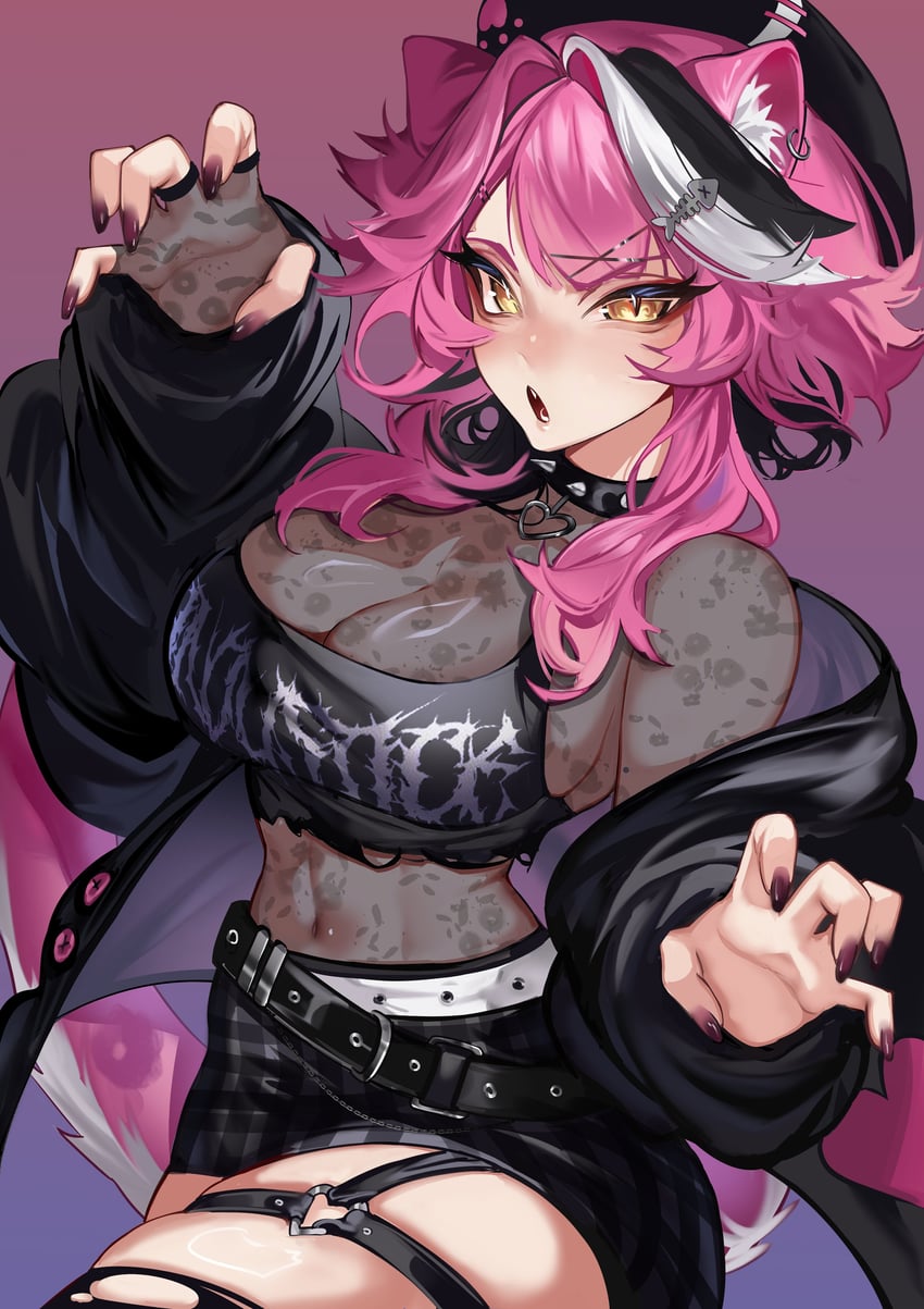 raora panthera (hololive and 1 more) drawn by suliavtuber