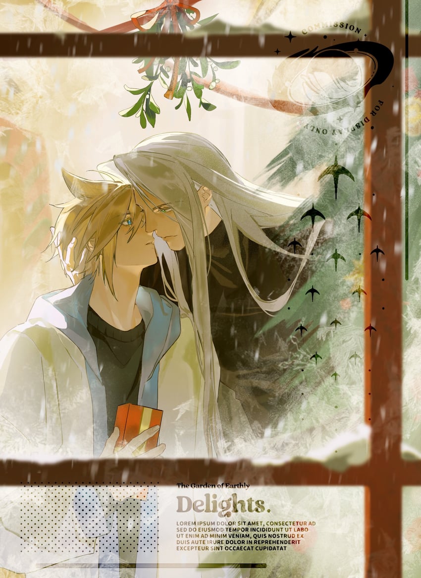 cloud strife and sephiroth (final fantasy and 1 more) drawn by raven9_k