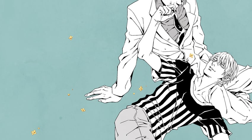 kaneki ken and tsukiyama shuu (tokyo ghoul) drawn by chazy