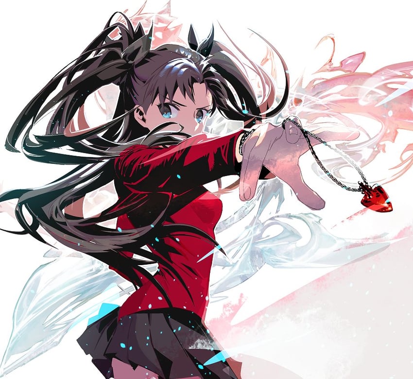 tohsaka rin (fate and 1 more) drawn by cofffee
