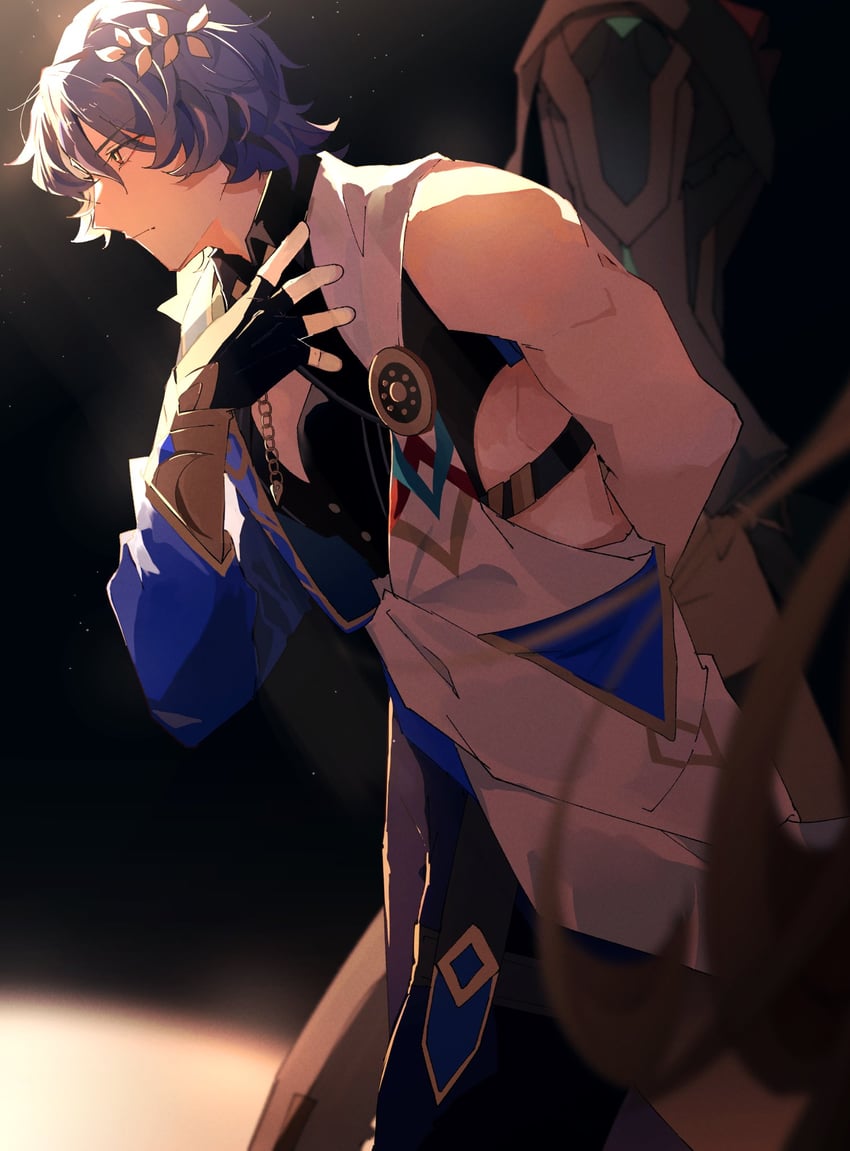 dr. ratio (honkai and 1 more) drawn by kon_(konkon_1011)