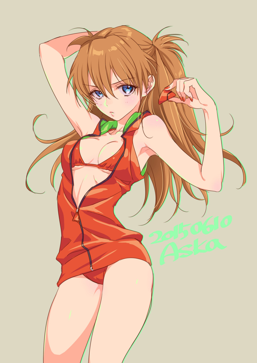 souryuu asuka langley (neon genesis evangelion) drawn by morikura_en