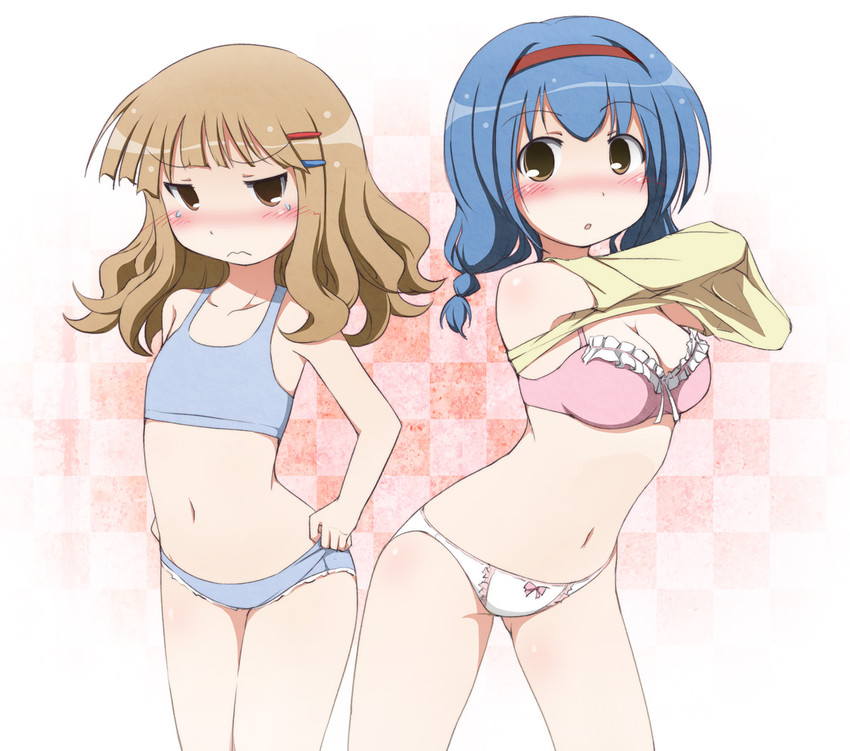 oomuro sakurako and furutani himawari (yuruyuri) drawn by earth_ekami
