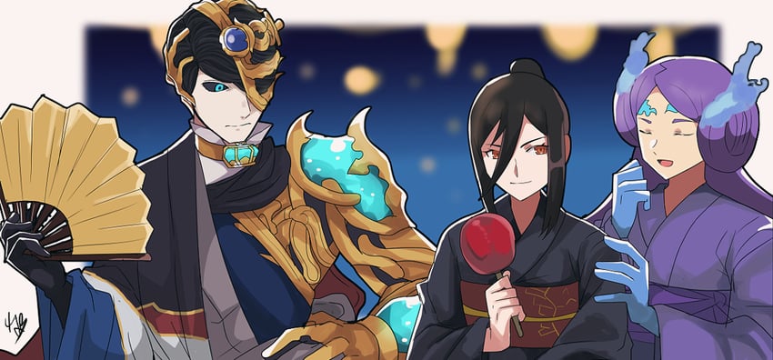 morag ladair, brighid, and dagas (xenoblade chronicles and 1 more) drawn by rem_(eyes_410)
