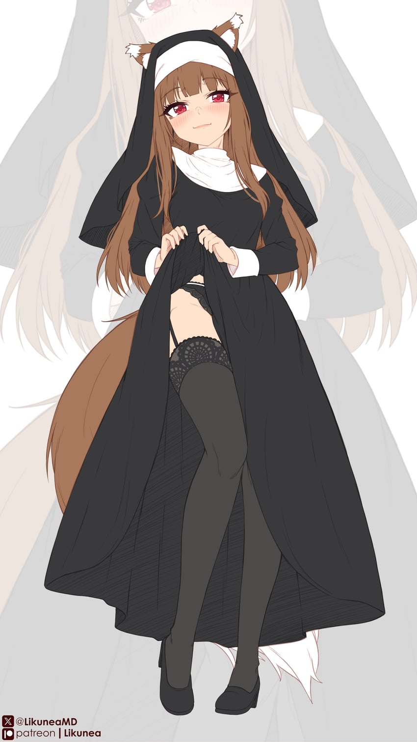 holo (spice and wolf) drawn by likunea