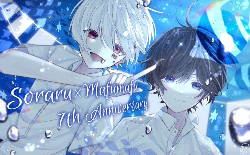 mafumafu and soraru (indie utaite and 1 more) drawn by mochita_sei