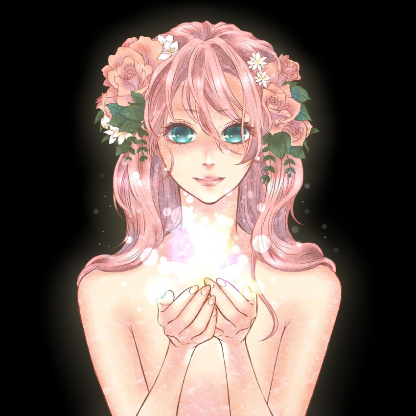 megurine luka (vocaloid and 1 more) drawn by juuichi_(mio)