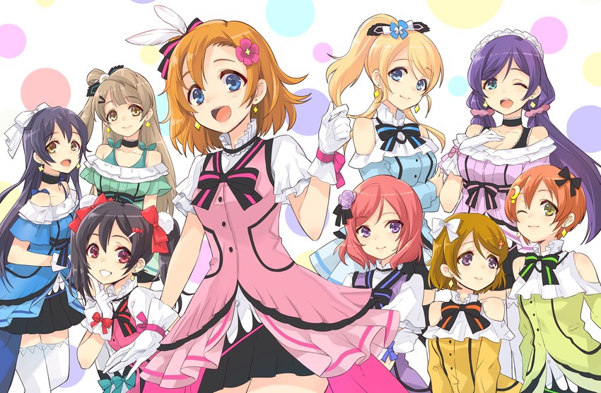 nishikino maki, tojo nozomi, sonoda umi, yazawa nico, ayase eli, and 4 more (love live! and 1 more) drawn by ito_noizi