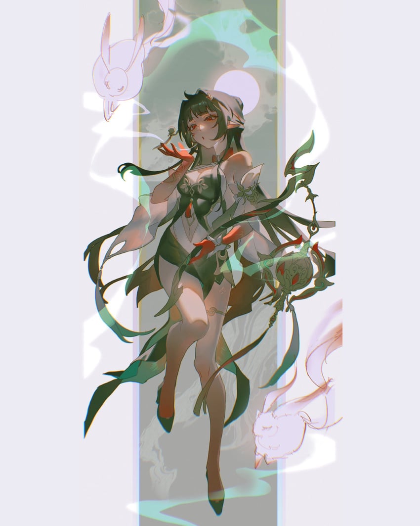 lingsha and fuyuan (honkai and 1 more) drawn by oastlv