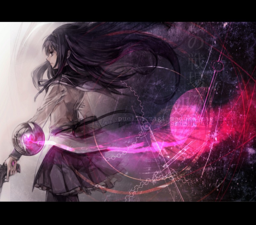akemi homura (mahou shoujo madoka magica) drawn by li-e