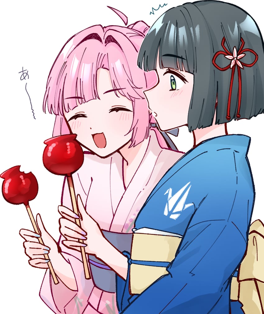 momose ginko and anyoji hime (love live! and 1 more) drawn by zangemiya
