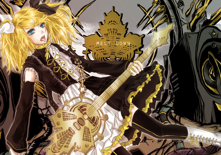 kagamine rin (vocaloid and 1 more) drawn by yuna_(341819)